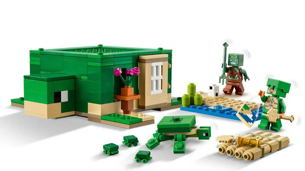 Lego Minecraft Kaplumbağa Plaj Evi 21254