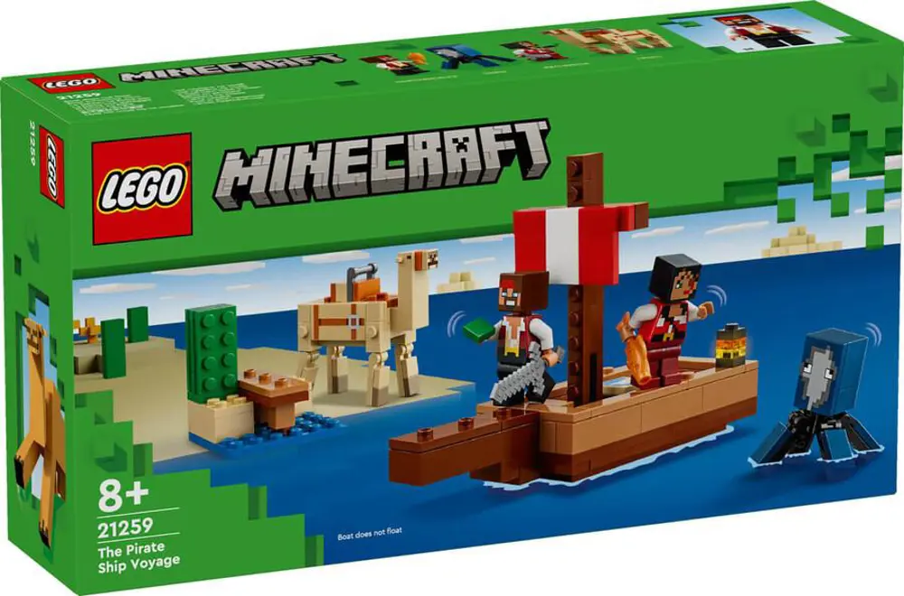 Lego Minecraft Korsan Gemisi Yolculuğu 21259 Lego Minecraft Korsan Gemisi Yolculuğu 21259