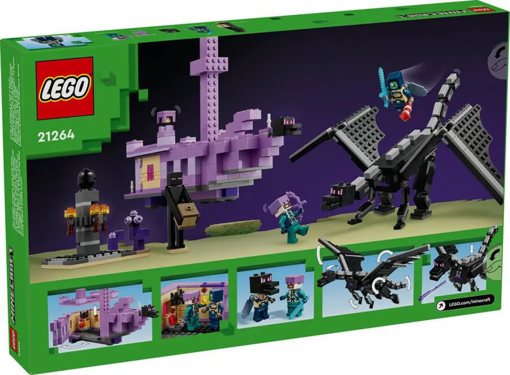 Lego Minecraft Minecraft Ender Ejderhası ve End Gemisi 21264
