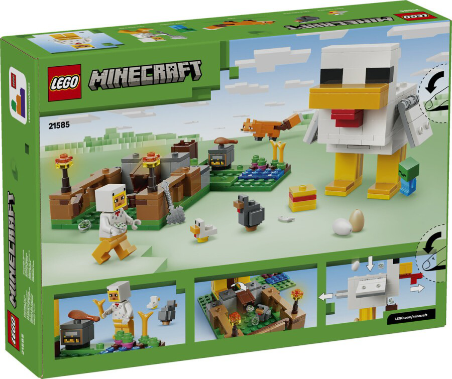 Lego Minecraft Tavuk Çiftliği 21585