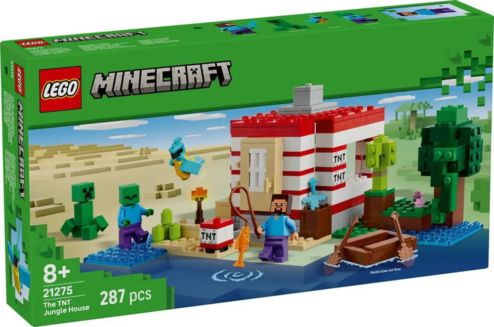 Lego Minecraft TNT Büyük Orman Evi 21275