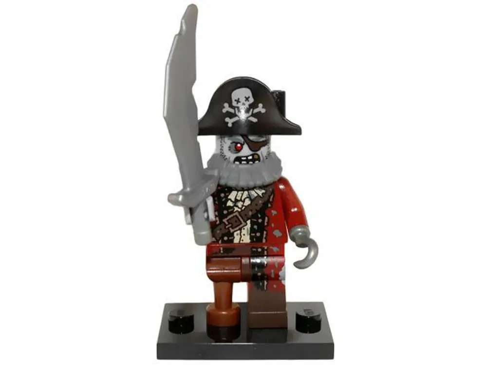 Lego Minifigür 71010 - Seri 14 Monsters - 2 Zombie Pirate Lego Minifigür 71010 - Seri 14 Monsters - 2 Zombie Pirate