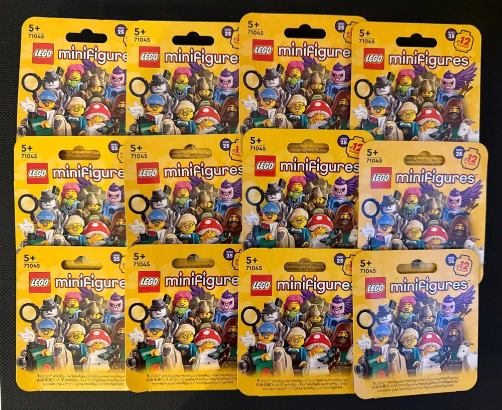 Lego Minifigür 71045 - Seri 25 - Tam Set (12 Minifigür)