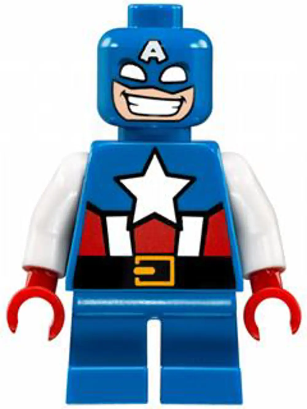 Lego Minifigür Captain America Short Legs sh0250