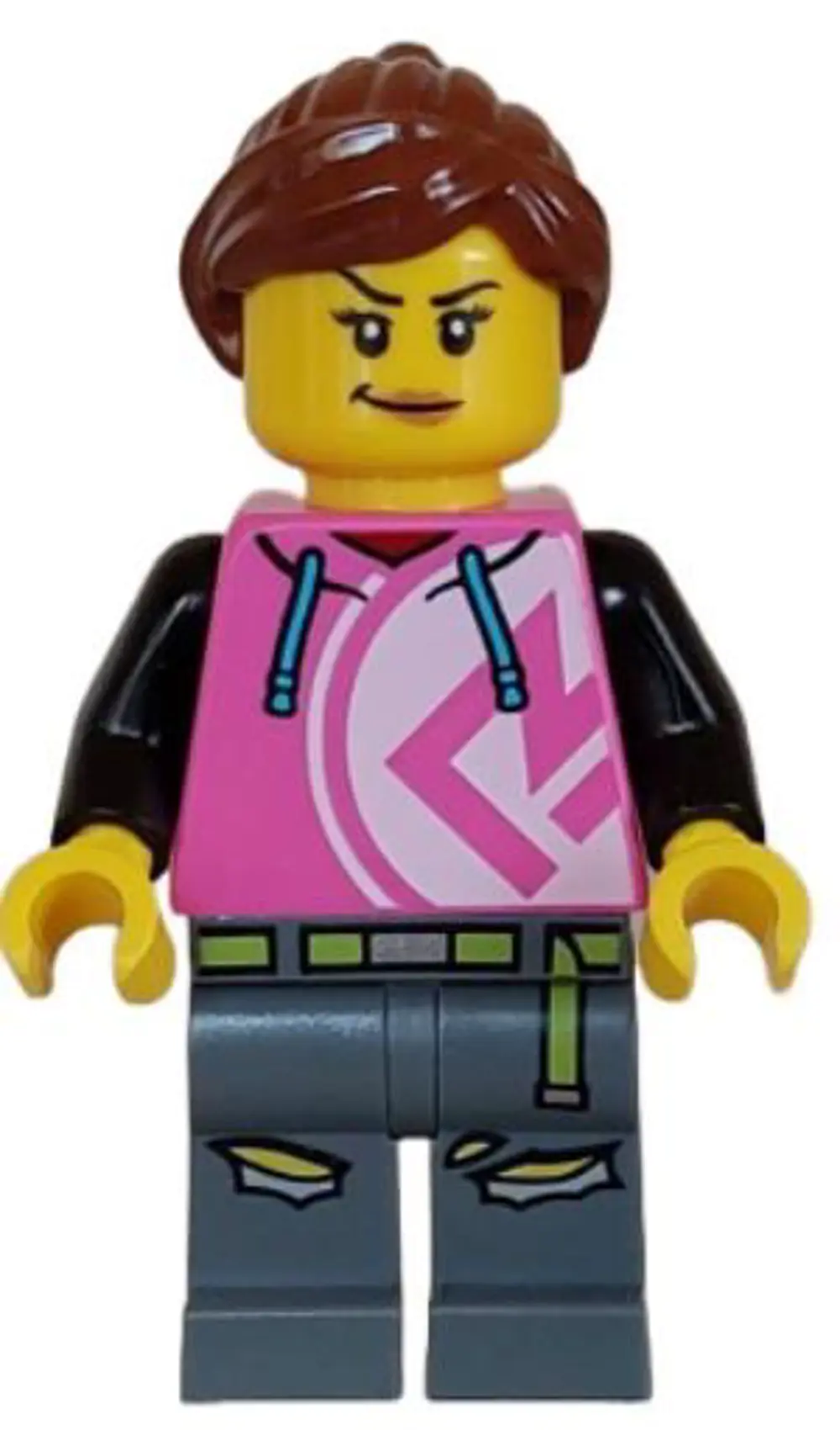 Lego Minifigür Kick Scooter Driver Female cty1626 Lego Minifigür Kick Scooter Driver Female cty1626