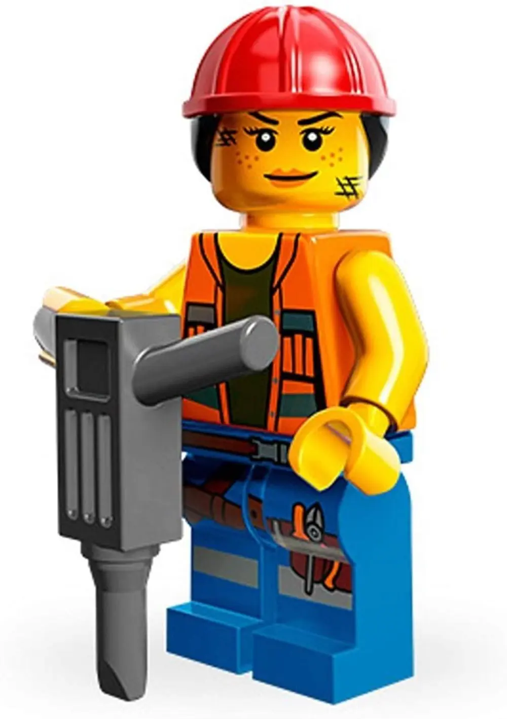 Lego Minifigür - Lego Movie Seri 1 - 71004 - 9 Gail the Construct Lego Minifigür - Lego Movie Seri 1 - 71004 - 9 Gail the Construct