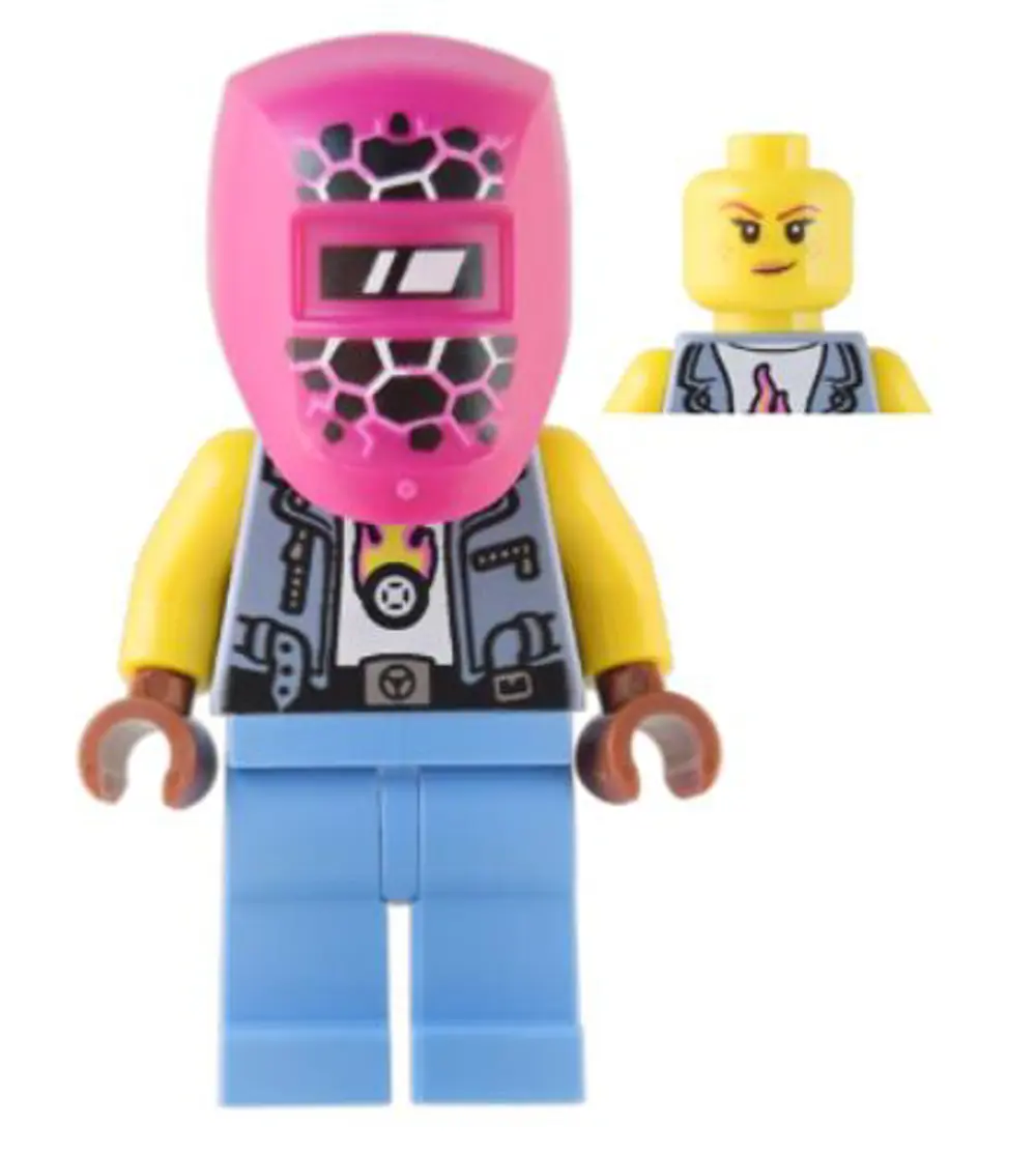 Lego Minifigür Mechanic Female cty1539 Lego Minifigür Mechanic Female cty1539