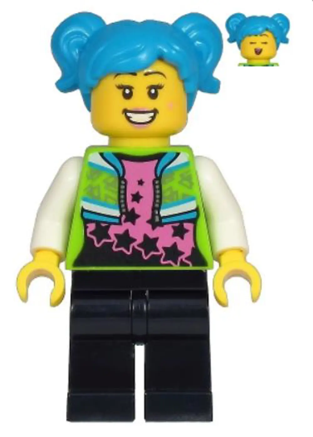 Lego Minifigür - Poppy Starr - Lime Jacket, Black Legs cty1219 Fiyatı, Yorumları ve Özellikleri
