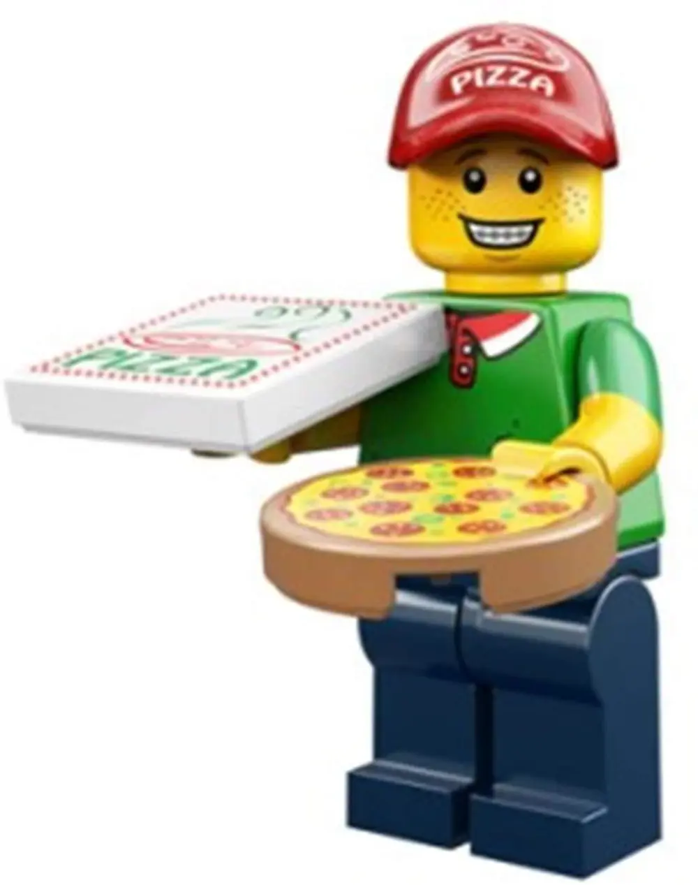 Lego Minifigür - Seri 12 - 71007 - 11 Pizza Delivery Man Lego Minifigür - Seri 12 - 71007 - 11 Pizza Delivery Man