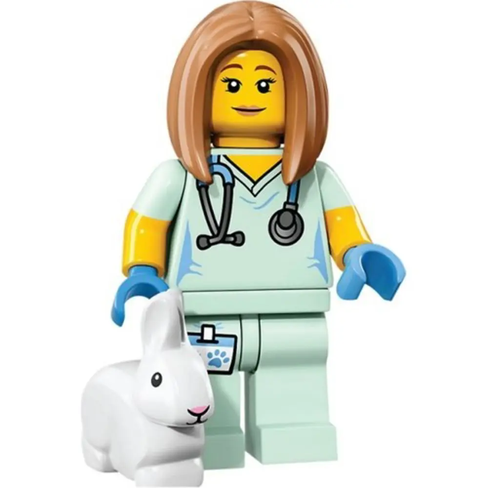 Lego Minifigür - Seri 17 - 71018 - 5 Veteriner Lego Minifigür - Seri 17 - 71018 - 5 Veteriner