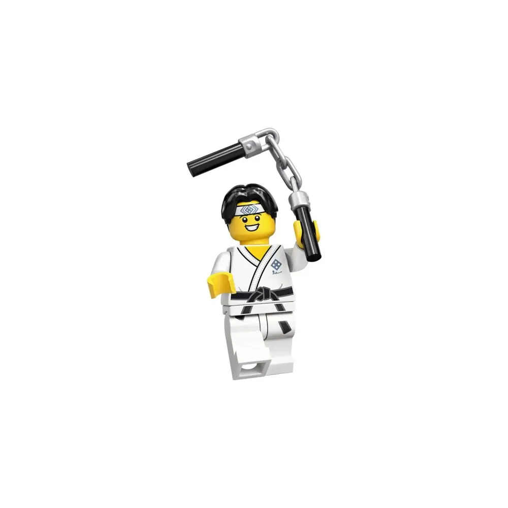 Lego Minifigür Seri 20 - 71027 - 10 Martial Arts Boy Lego Minifigür Seri 20 - 71027 - 10 Martial Arts Boy