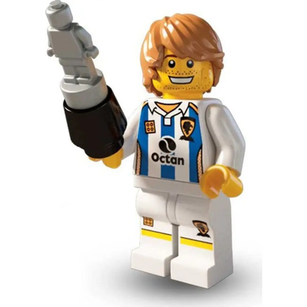 Lego Minifigür - Seri 4 - 8804 - 11 Soccer Player