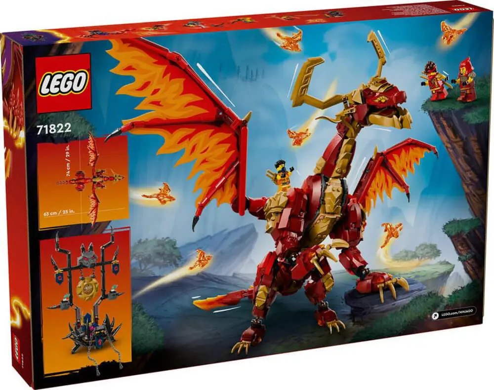 Lego Ninjago Hareket Kaynak Ejderhası 71822 Lego Ninjago Hareket Kaynak Ejderhası 71822