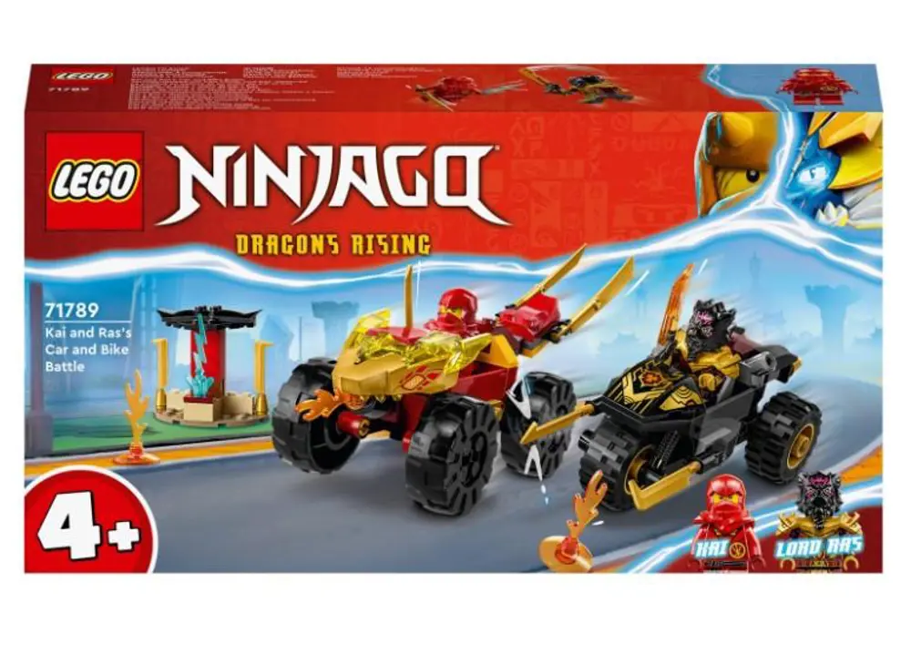 Lego Ninjago Kai ve Ras'ın Araba ve Motosiklet Savaşı 71789
