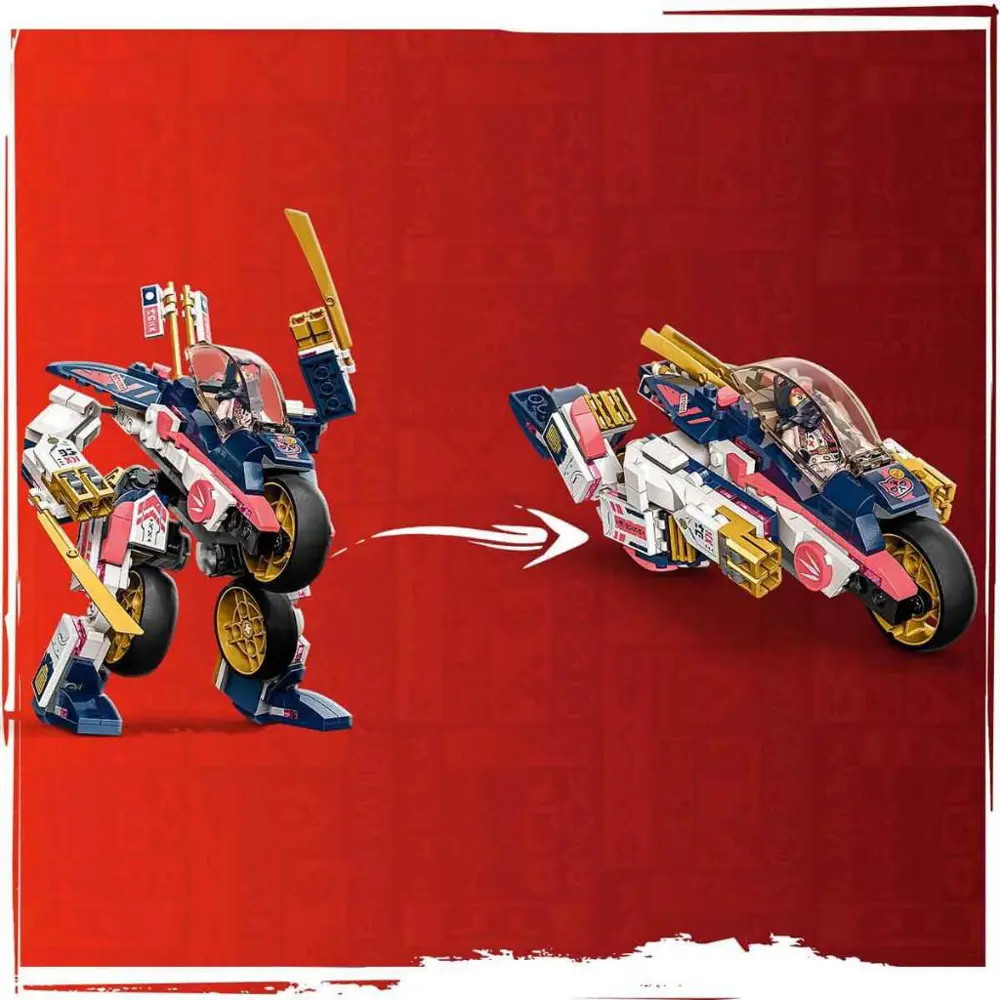 LEGO NINJAGO Sora'nın Dönüşen Robot Motosiklet Yarışçısı 71792