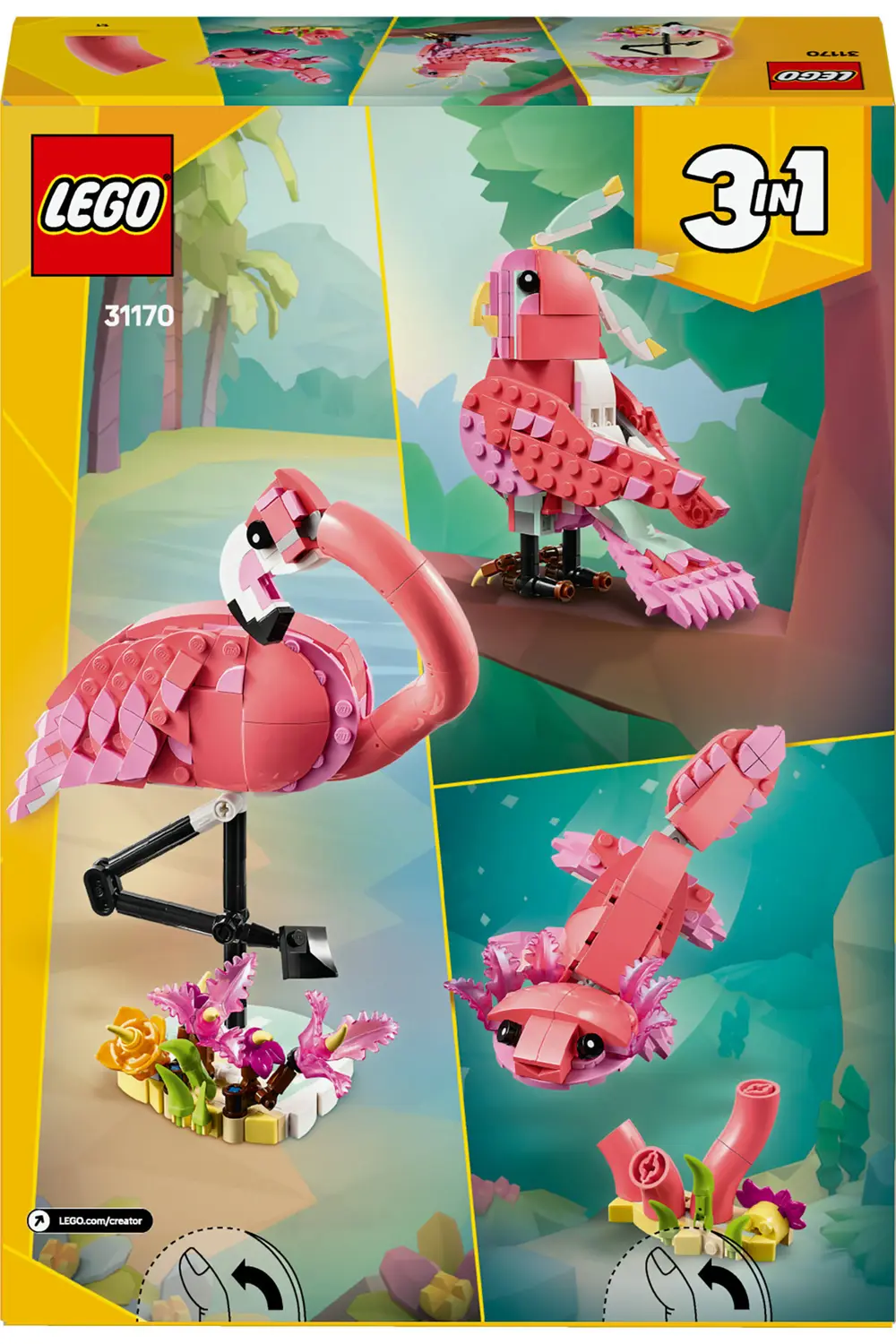 LEGO PEMBE FLAMİNGO