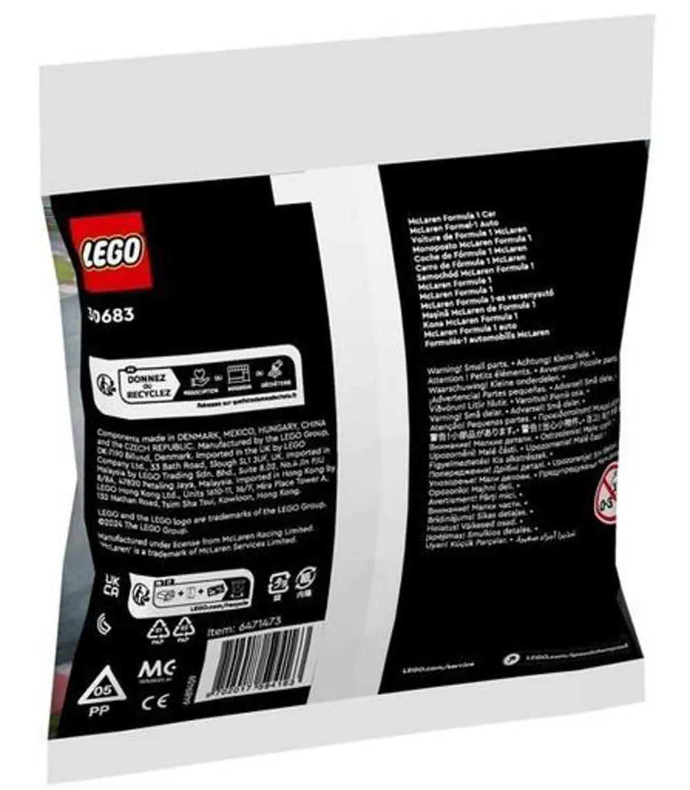 Lego Speed Champions 30683 Mclaren Formula 1 Car Polybag Fiyatı, Yorumları ve Özellikleri
