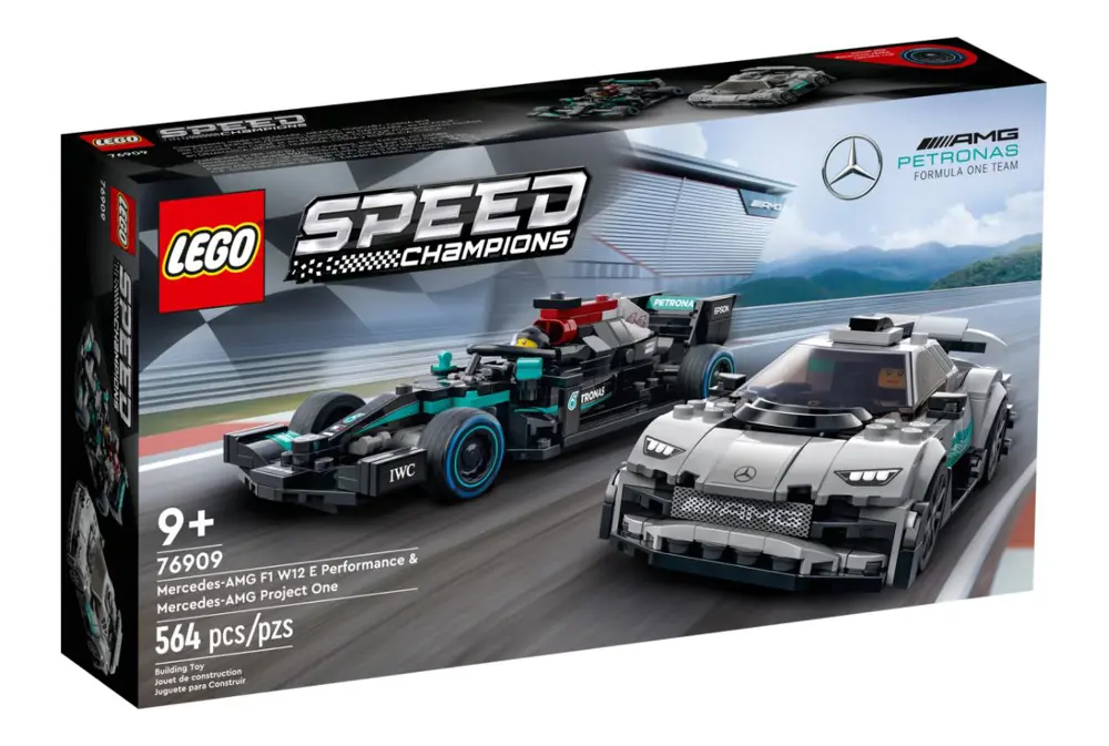 Lego Speed Champions 76909 Mercedes-AMG F1 W12 E Performance ve M