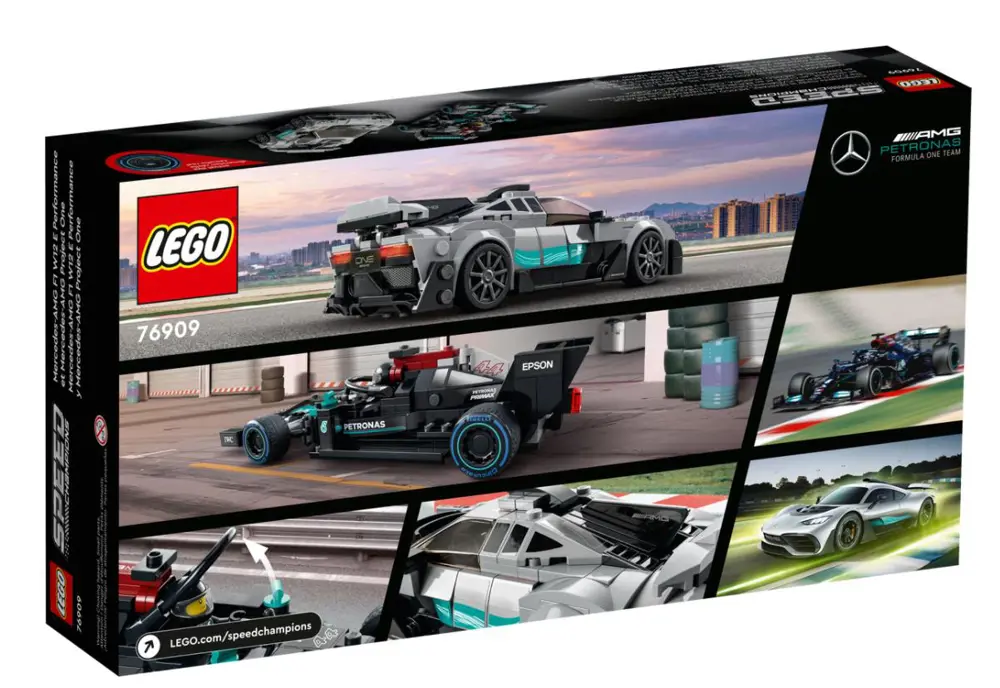 Lego Speed Champions 76909 Mercedes-AMG F1 W12 E Performance ve M