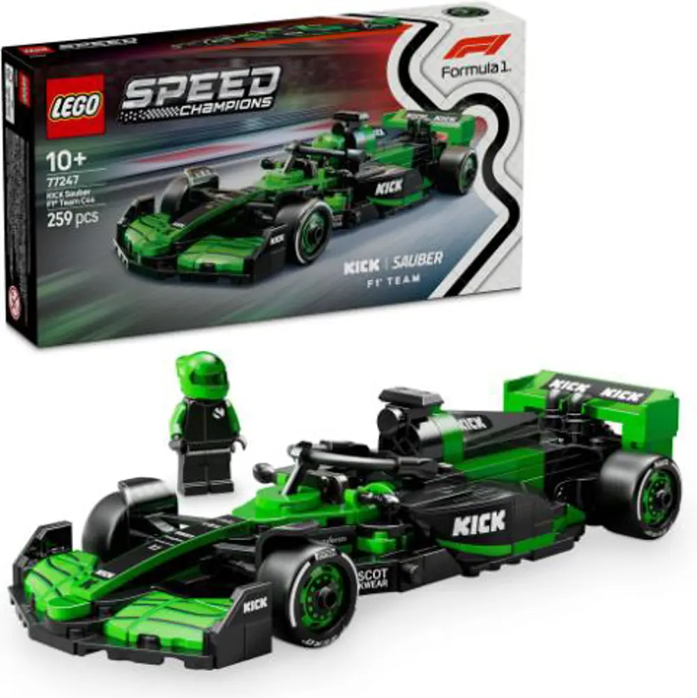 LEGO SPEED CHAMPIONS 77247 KICK SAUBER F1 C44-4 LEGO SPEED CHAMPIONS 77247 KICK SAUBER F1 C44-4