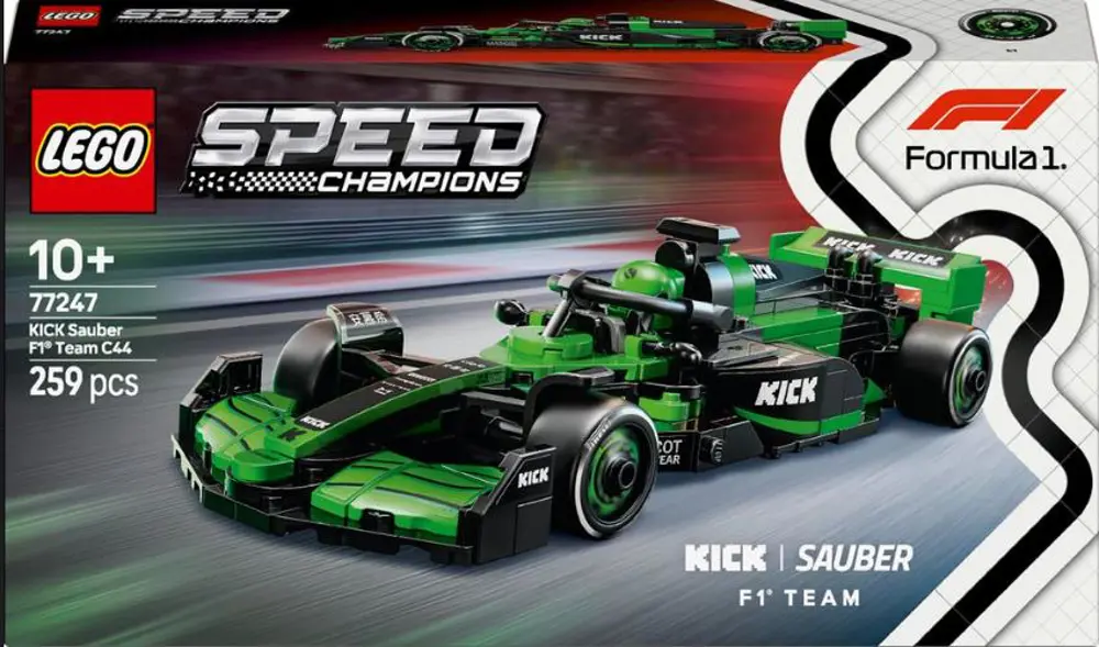 LEGO SPEED CHAMPIONS 77247 KICK SAUBER F1 C44-4 LEGO SPEED CHAMPIONS 77247 KICK SAUBER F1 C44-4