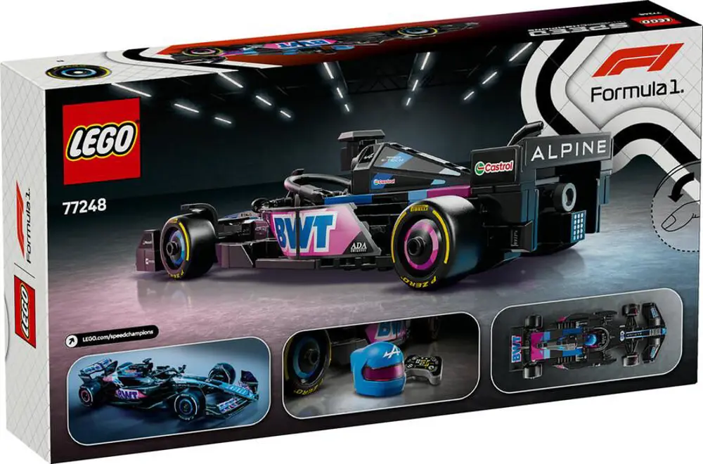 Lego Speed Champions BWT Alpine F1® Team A524 Yarış Arabası 77248