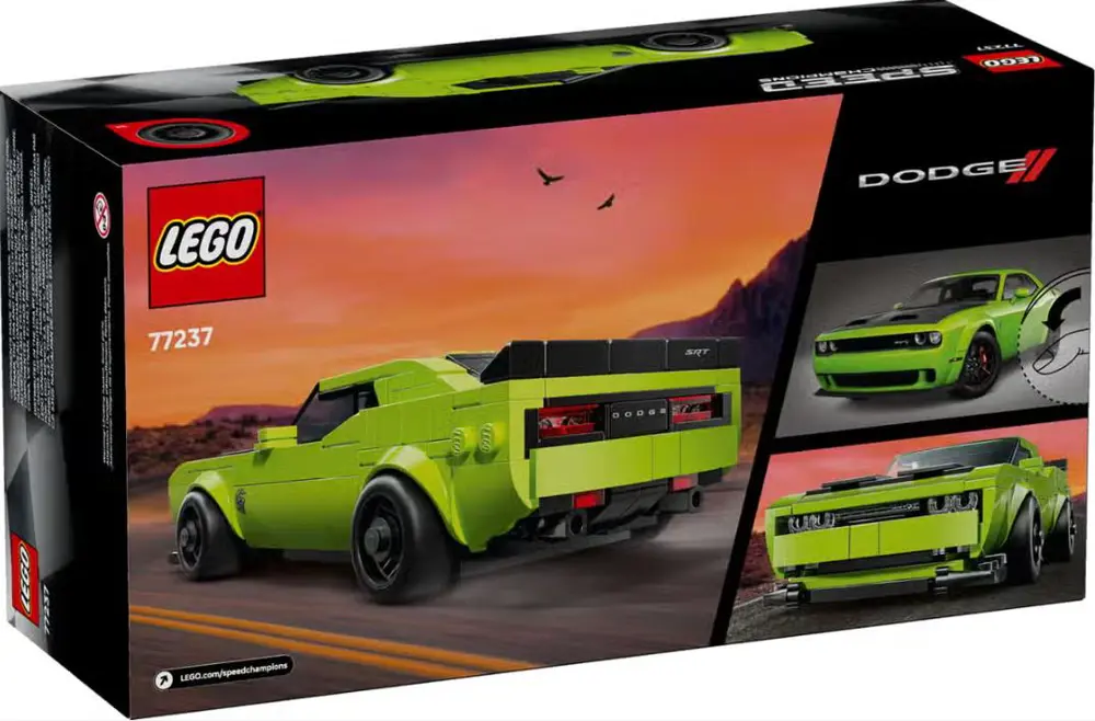 Lego Speed Champions Dodge Challenger SRT Hellcat Sports Car 7723