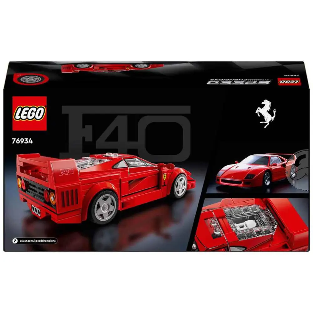 LEGO Speed Champions Ferrari F40 Süper Araba 76934 LEGO Speed Champions Ferrari F40 Süper Araba 76934
