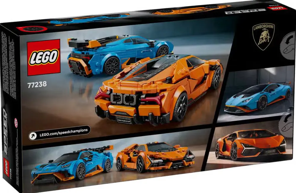 Lego Speed Champions Lamborghini Revuelto & Huracán STO 77238