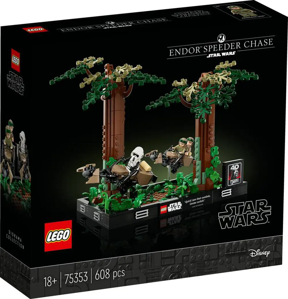 Lego Star Wars Endor Hız Motoru Takibi Dioraması 75353