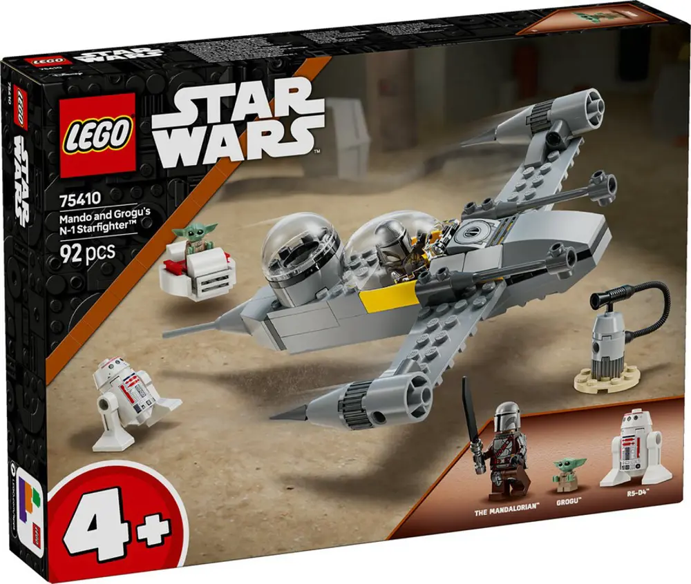 Lego  Star Wars Mando Ve Grogu'nun N-1 Starfighter™’I 75410