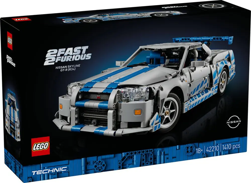 Lego Technic Daha Hızlı Daha Öfkeli Nissan Skyline GT-R (R34) 422