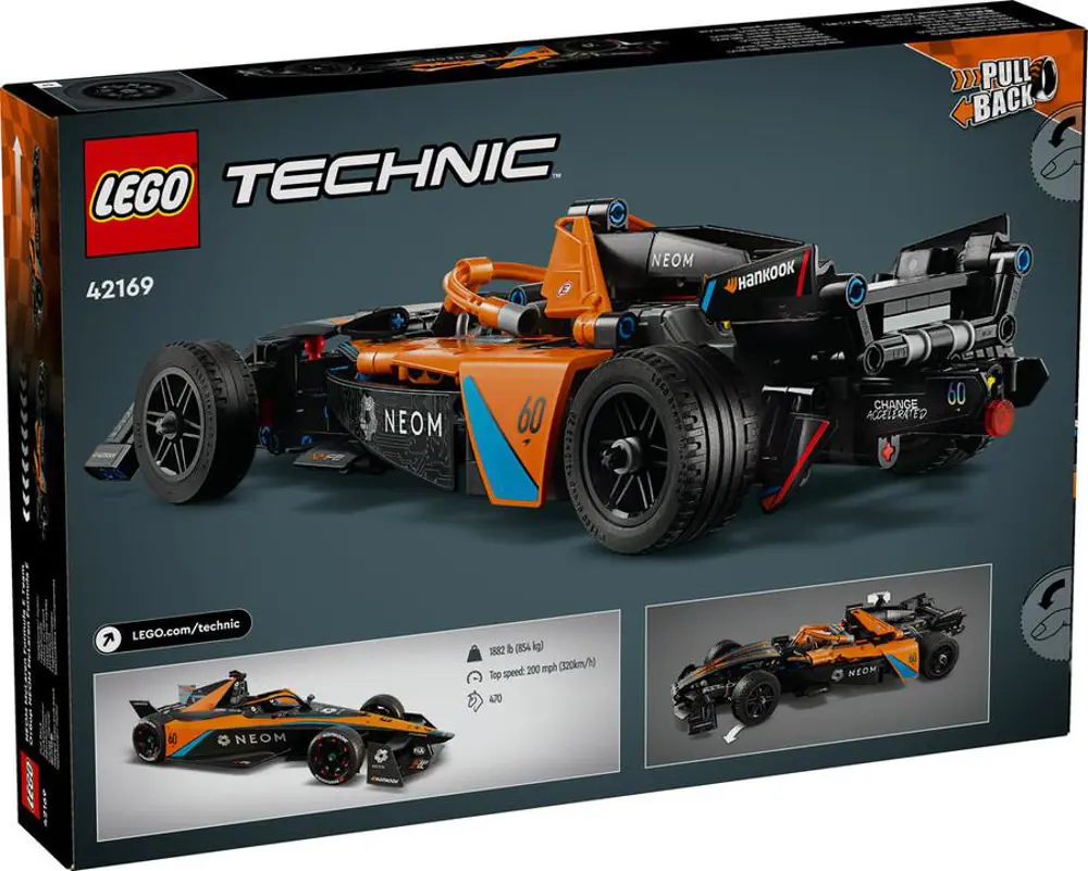 Lego Technic NEOM McLaren Formula E Yarış Arabası 42169 Lego Technic NEOM McLaren Formula E Yarış Arabası 42169