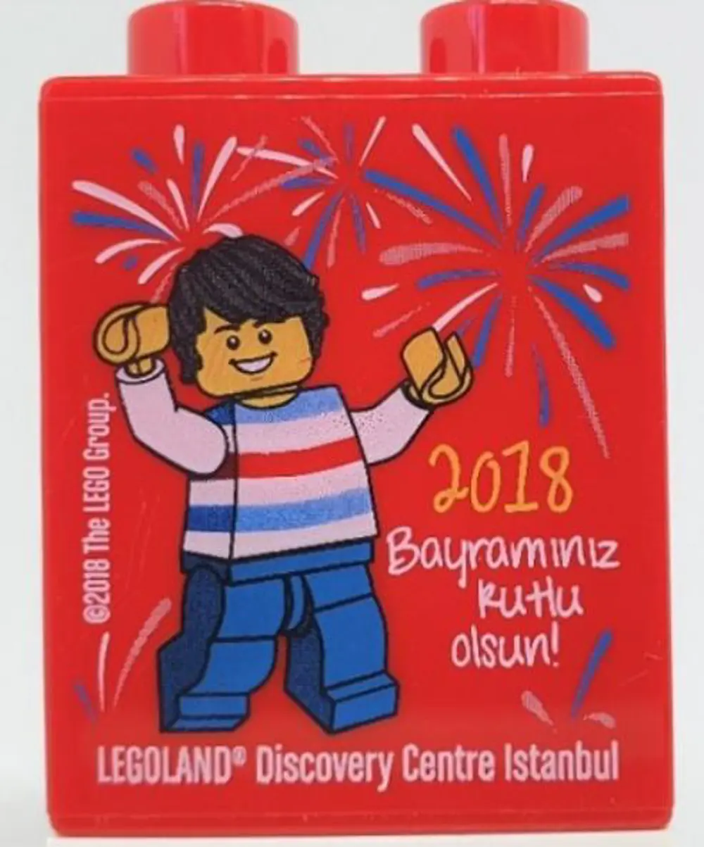 Legoland Discovery Centre 2018 Bayraminiz Kutlu olsun Minifigure Legoland Discovery Centre 2018 Bayraminiz Kutlu olsun Minifigure