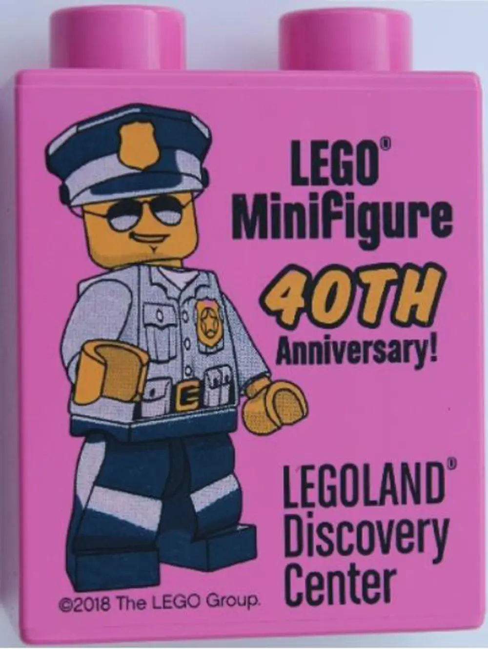 Legoland Discovery Centre 2018 Minifigure 40th Anniversary Police
