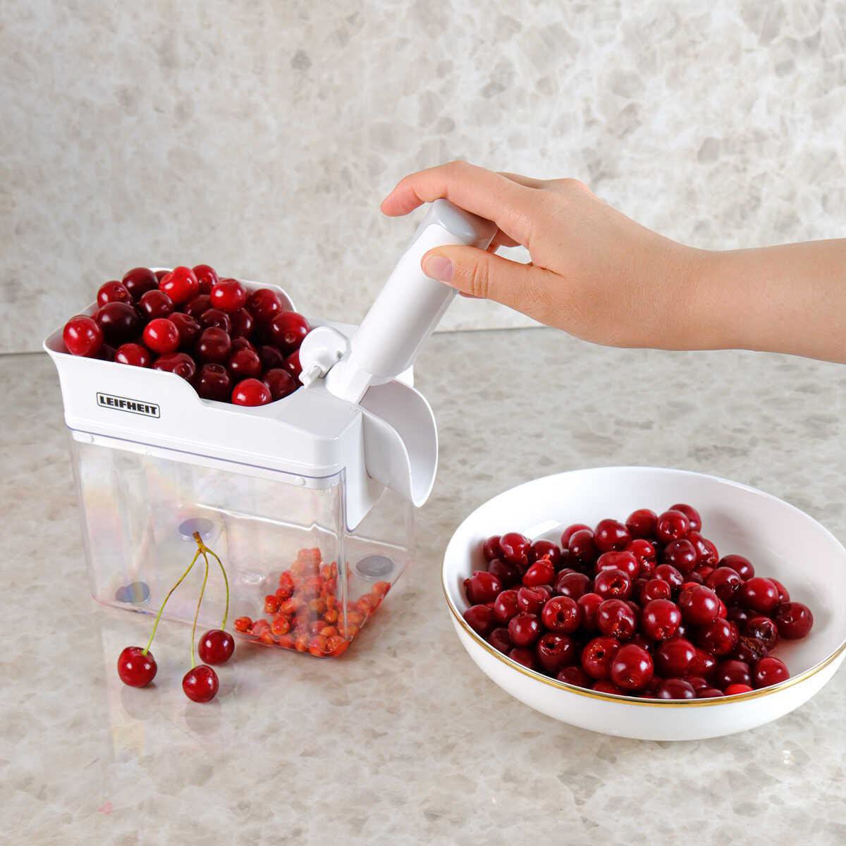 Leifheit Cherrymat Vişne Çekirdek Çıkarıcı Orta Boy Lfh37211 