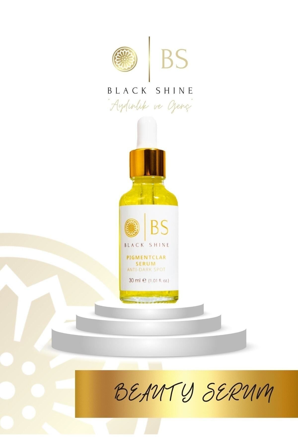 Black Shine Bs Leke Gidermeye Yardimci Cilt Tonu Eşitleyici Cilt Bakim Serumu 30 Ml Arbutin %2 C Vitamini %5
