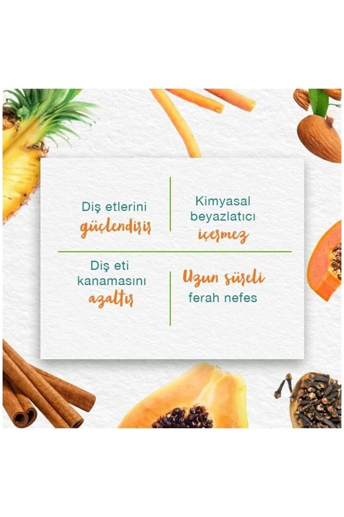 Leke Karşıtı Bitkisel Diş Macunu, Florürsüz, Parabensiz, Vejetery