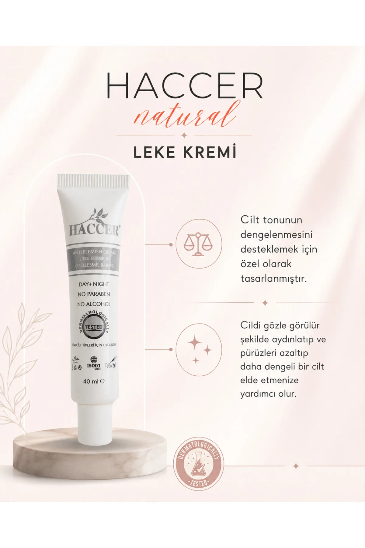 Leke Kremi & Lekelenme Karşıtı 40 Ml