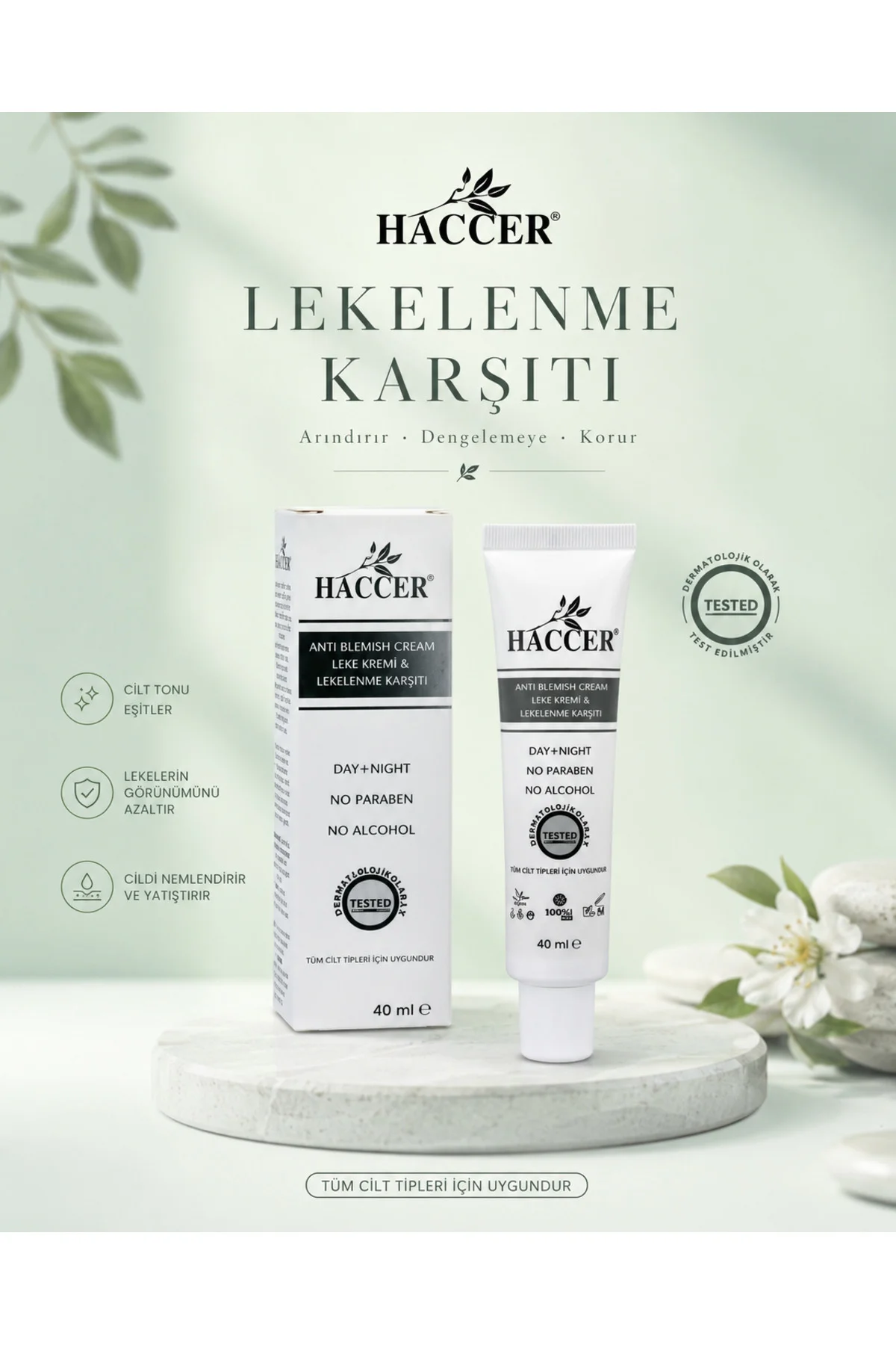 Leke Kremi & Lekelenme Karşıtı 40 Ml