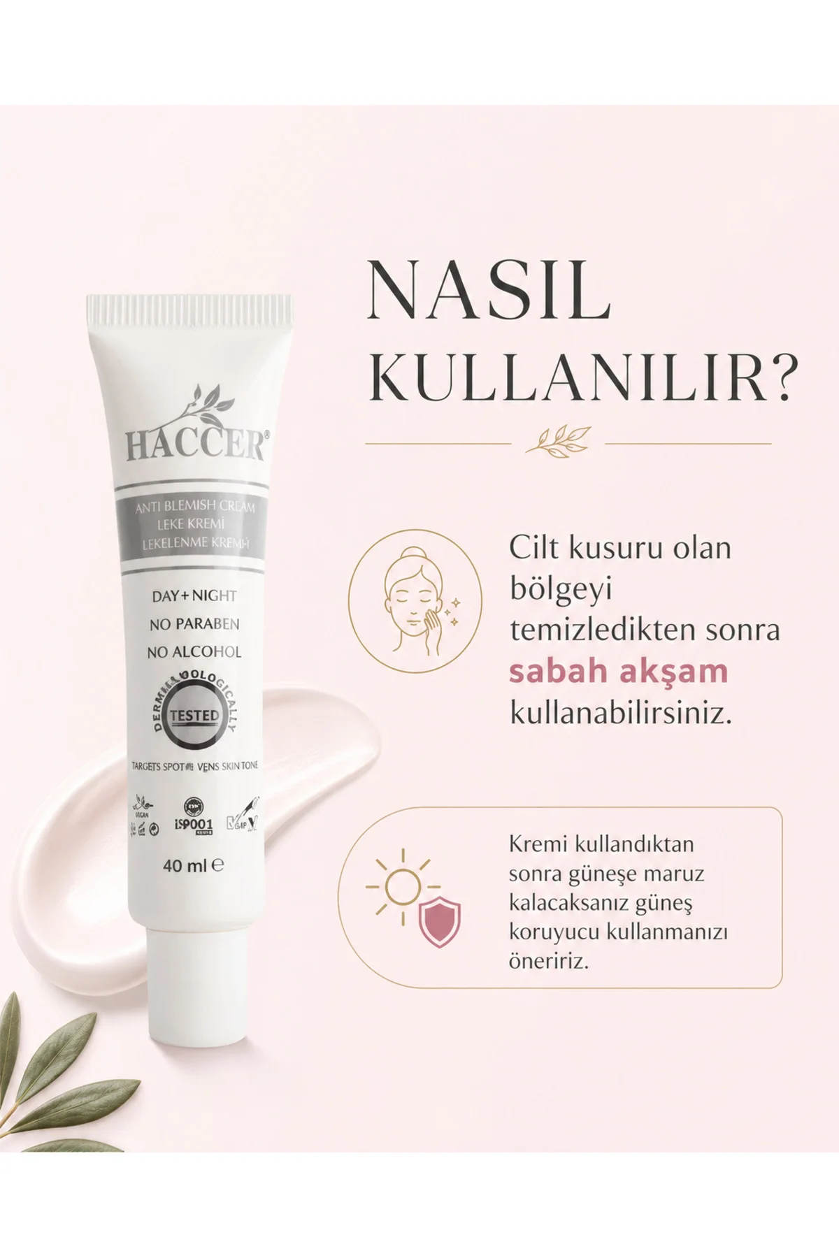 Leke Kremi & Lekelenme Karşıtı 40 Ml