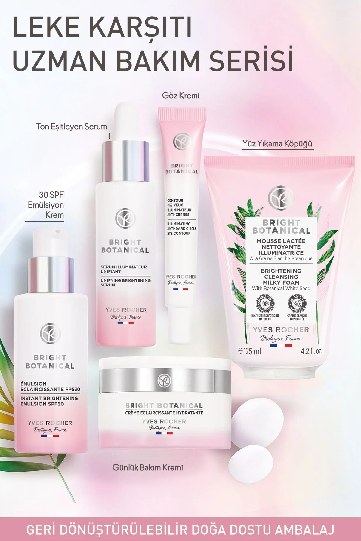 Leke Ve Kırışık Karşıtı Bitkisel Bakım Bright Botanical - Hyalüro