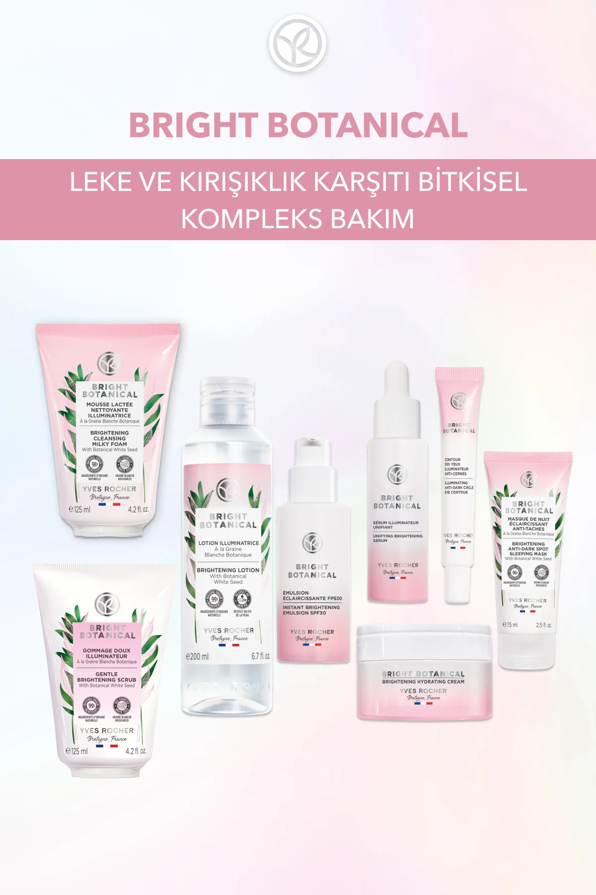 Leke Ve Kırışık Karşıtı Bitkisel Bakım Bright Botanical - Yüz Yık