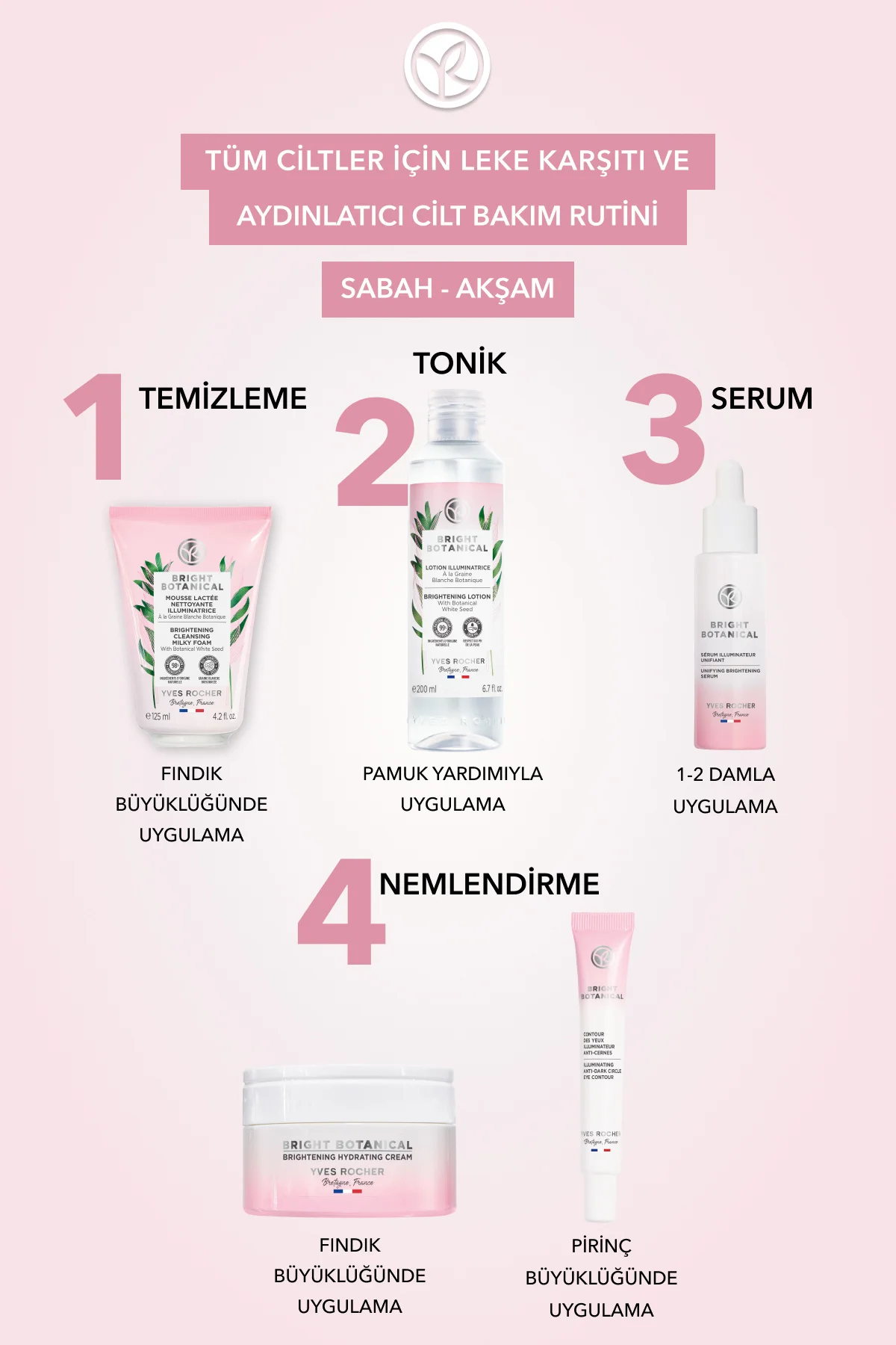 Leke Ve Kırışık Karşıtı Bitkisel Bakım Bright Botanical - Yüz Yık