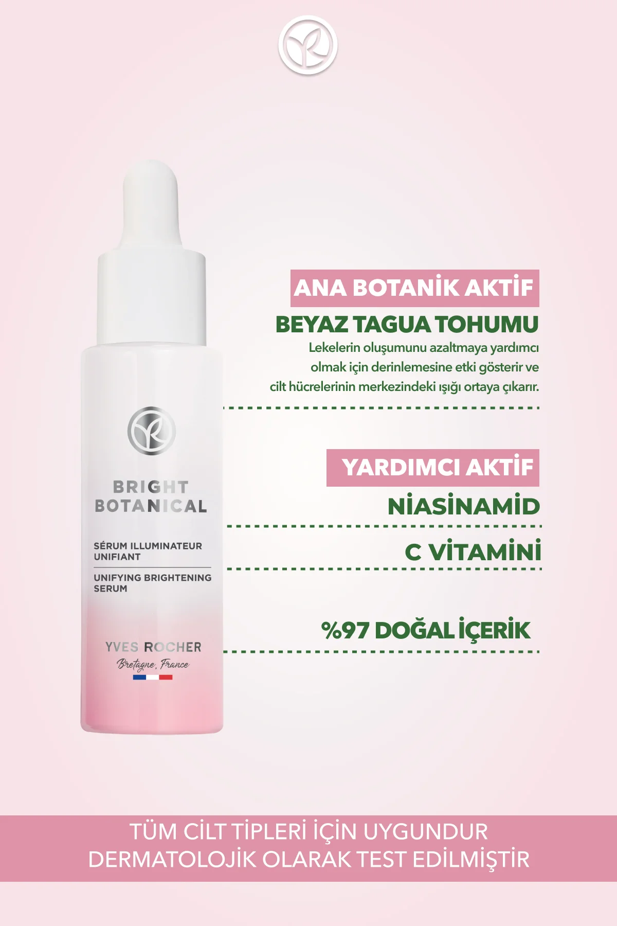 Leke Ve Kırışık Karşıtı Bitkisel Bakım Bright Botanical - Niacina