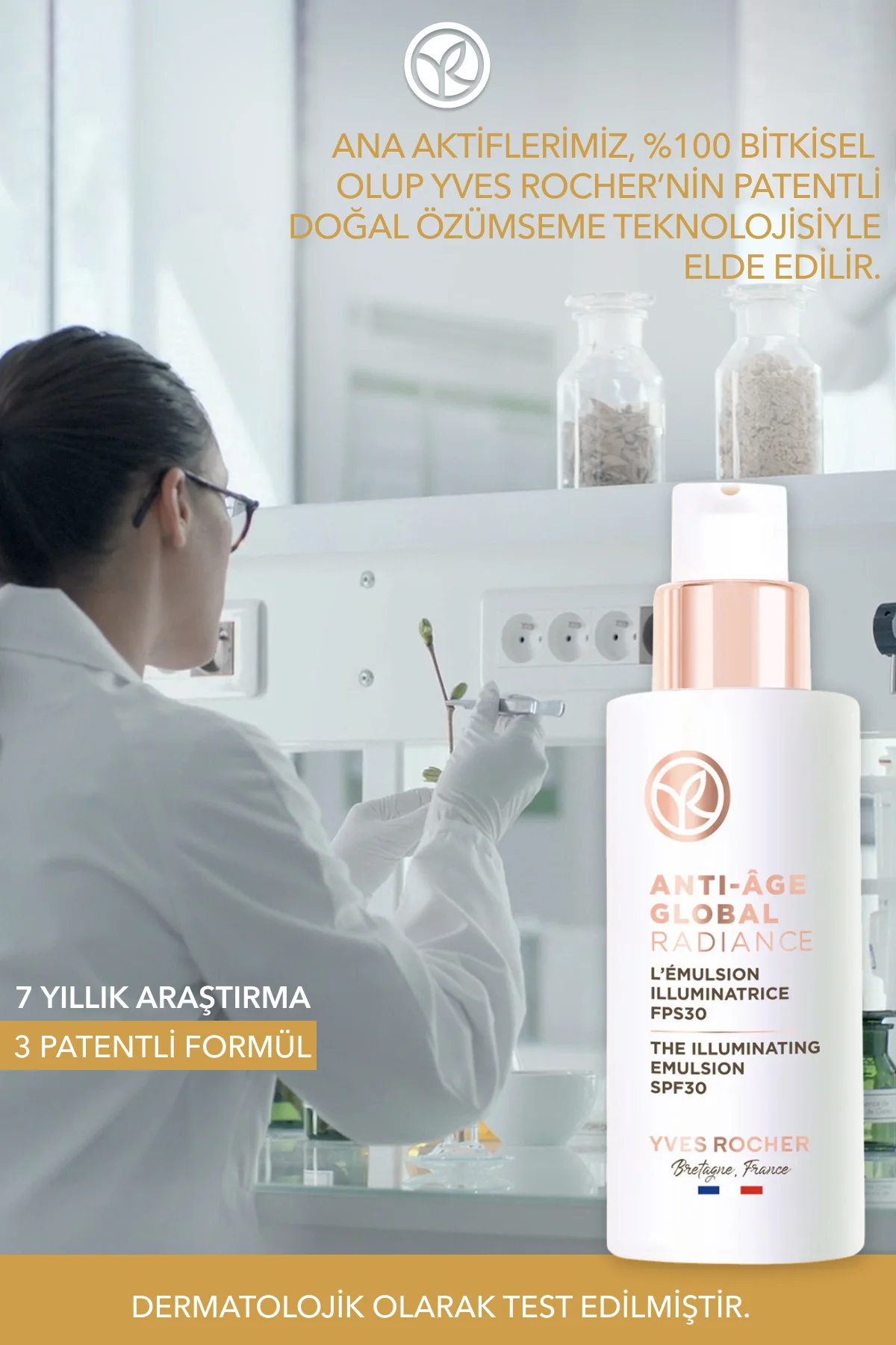 Leke ve Yaşlanma Karşıtı Bitkisel Kök Hücre Bakımı Anti-Age Globa