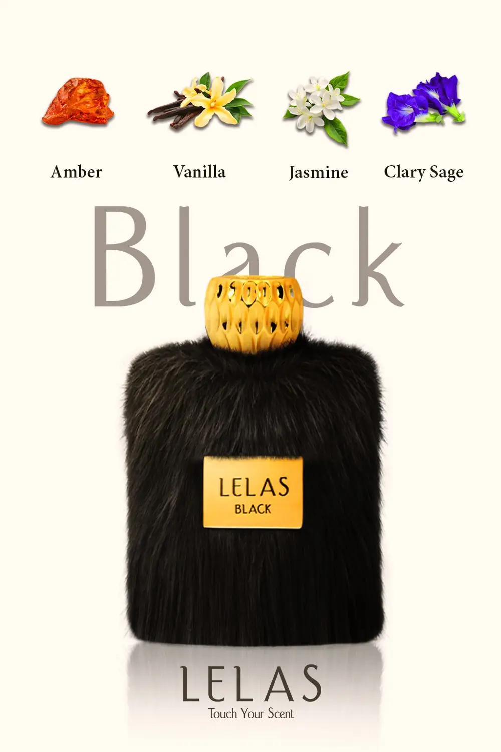 Lelas Black 100 ML EDP – Oryantal-Fujer Kalıcı Niş Unisex Parfüm-