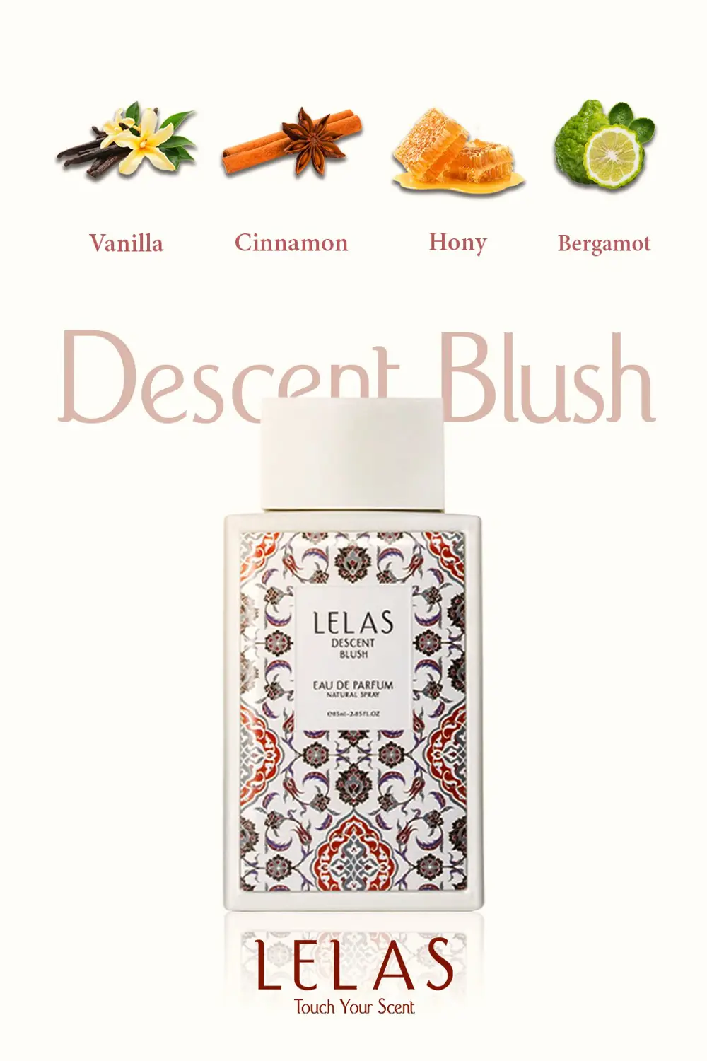 Lelas Descent Blush Unisex Parfüm EDP 85 ml - Oryantal Çiçeksi Ka
