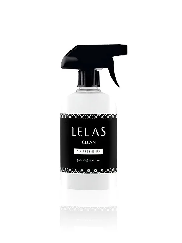 LELAS Freshener Clean Oda Spreyi 500 ML – Ferahlatıcı ve Temiz Od