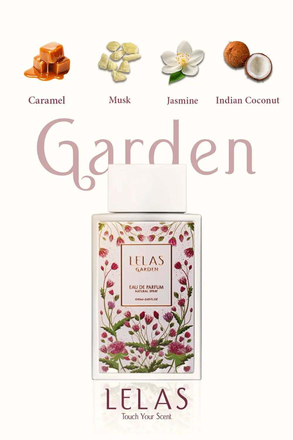 Lelas Garden Unisex Parfüm EDP 85 ml - Aromatik Çiçeksi Kalıcı Ni